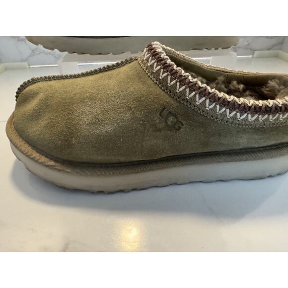 UGG Men's/ Unisex Tasman II Slippers, Moss Green, Size 7 PRE-OWNED - Picture 7 of 7